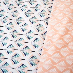 Linnea Parure de lit 200x200 cm coton VOLEA rose Best