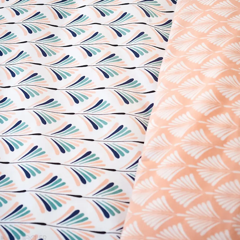 Linnea Parure de lit 200x200 cm coton VOLEA rose Best