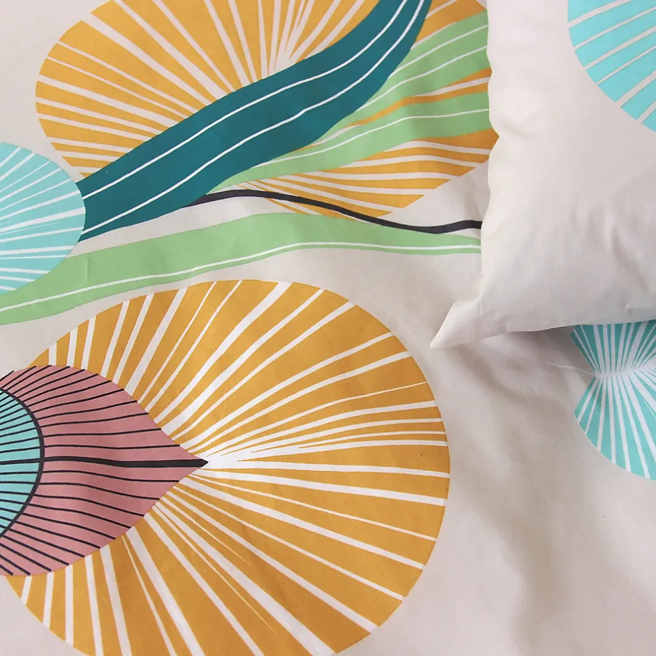 Linnea Parure de lit 240x220 cm coton GANA Vert