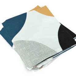 Linnea Parure de lit 240x220 cm coton PRUNE Blanc 3 pièces Outlet