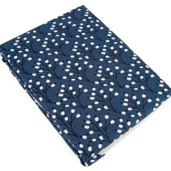 Linnea Parure de lit 240x220 cm Microfibre 50% recyclée FLENA Bleu 3 pièces