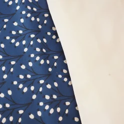 Linnea Parure de lit 240x220 cm Microfibre 50% recyclée FLENA Bleu 3 pièces