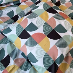 Linnea Parure de lit 260x240 cm microfibre STENO Bleu