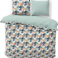 Linnea Parure de lit 260x240 cm microfibre STENO Bleu