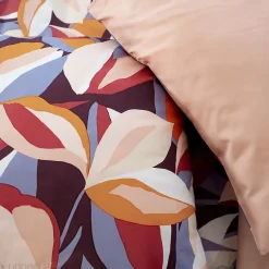Linnea Parure de lit 240x220 cm microfibre EXUBERANCE multicolore 3 pièces Hot