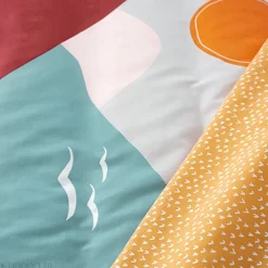 Linnea Parure de lit 240x220 cm polycoton VALLON multicolore 3 pièces Best