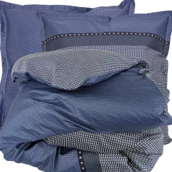 Linnea Parure de lit 260x240 cm satin de coton ENZO bleu