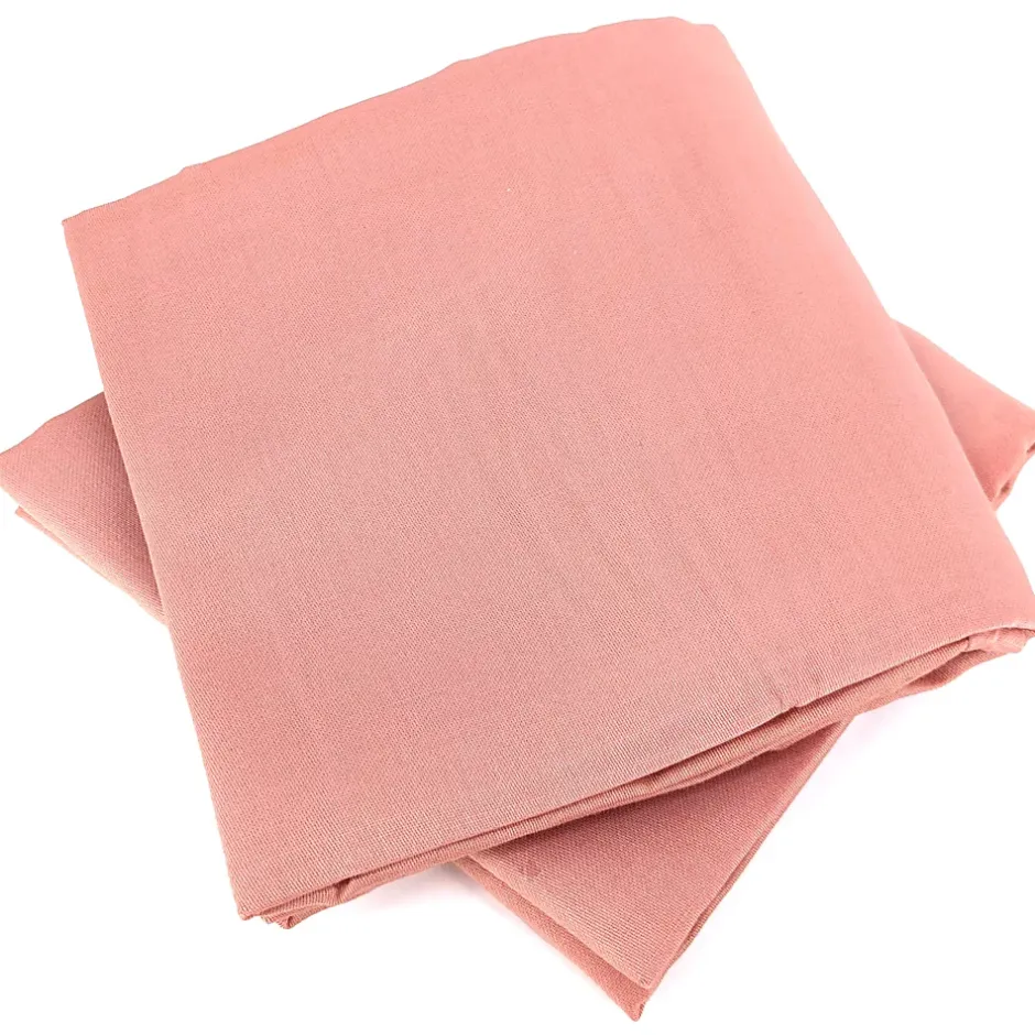 Linnea Parure de lit 240x220 cm satin de coton SAPRI rose thé 3 pièces Outlet