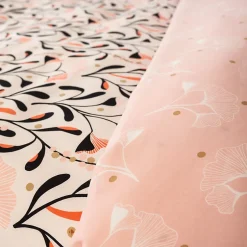 Linnea Parure de lit 260x240 cm Satin de coton JOY Rose 3 pièces Clearance