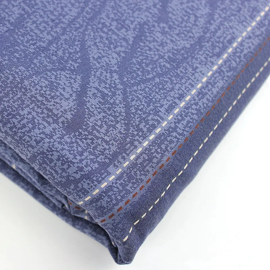 Linnea Parure de lit 240x220 cm Satin de coton VENDOME Bleu foncé