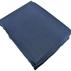Linnea Parure de lit 240x220 cm satin de coton SAPRI bleu indigo 3 pièces