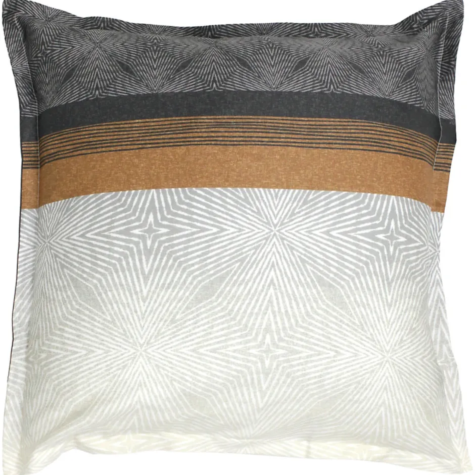 Linnea Parure de lit 200x200 cm satin de coton TIAGO noir