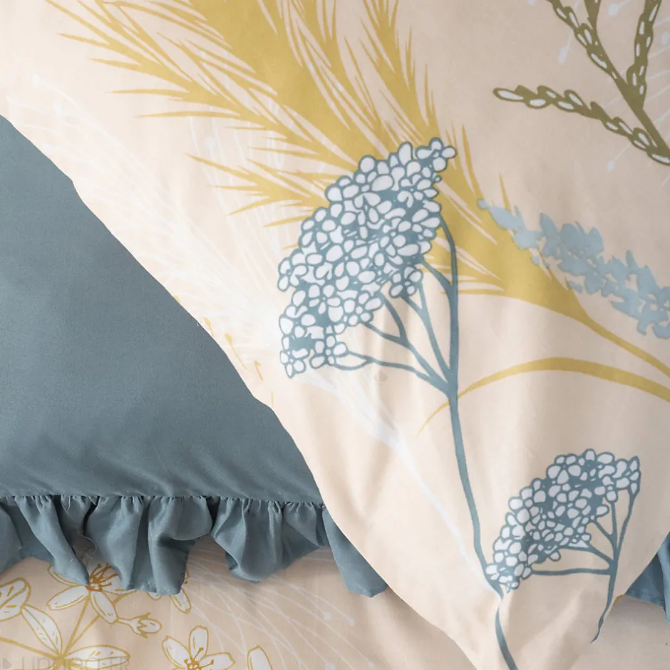 Linnea Parure de lit 260x240 cm set 63x63 cm HELIA coton