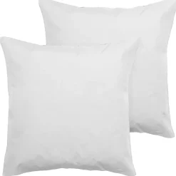 Linnea Parure de lit 260x240 cm set 65x65 cm percale MANOIR gris Perle