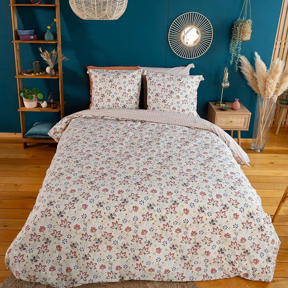 Linnea Parure de lit 260x240 cm set 63x63 cm DENIA coton