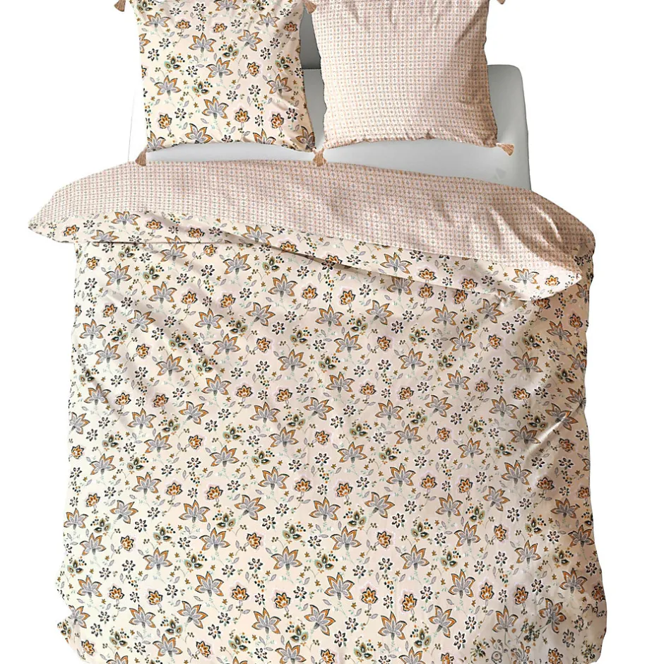 Linnea Parure de lit 260x240 cm set 63x63 cm DENIA coton