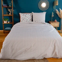 Linnea Parure de lit 260x240 cm set 63x63 cm DENIA coton