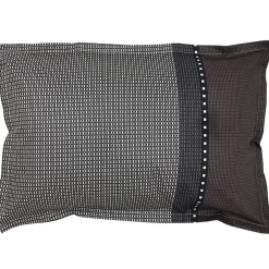 Linnea Parure de lit 200x200 cm 50x70 cm en satin de coton ENZO noir