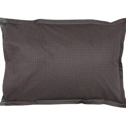 Linnea Parure de lit 200x200 cm 50x70 cm en satin de coton ENZO noir