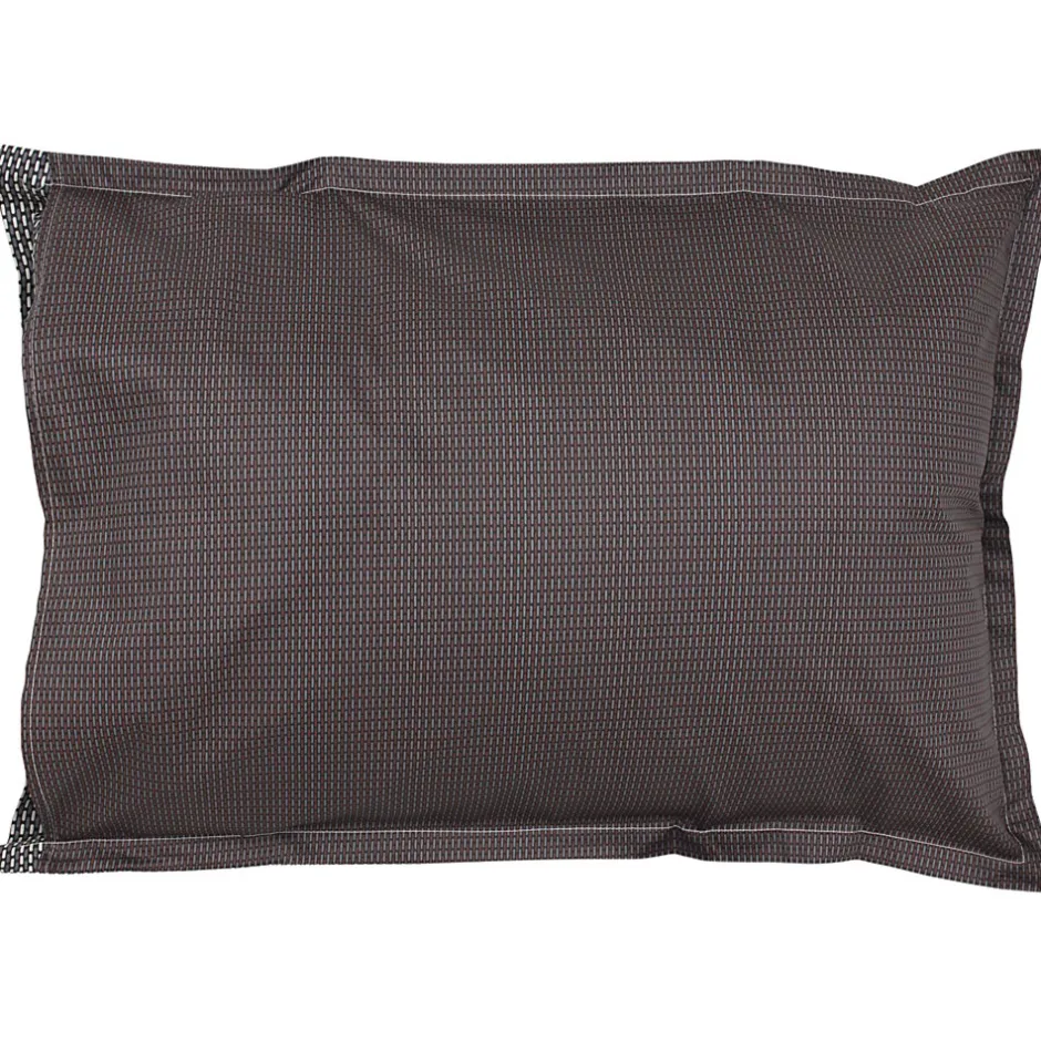Linnea Parure de lit 240x220 cm 50x70 cm en satin de coton ENZO noir
