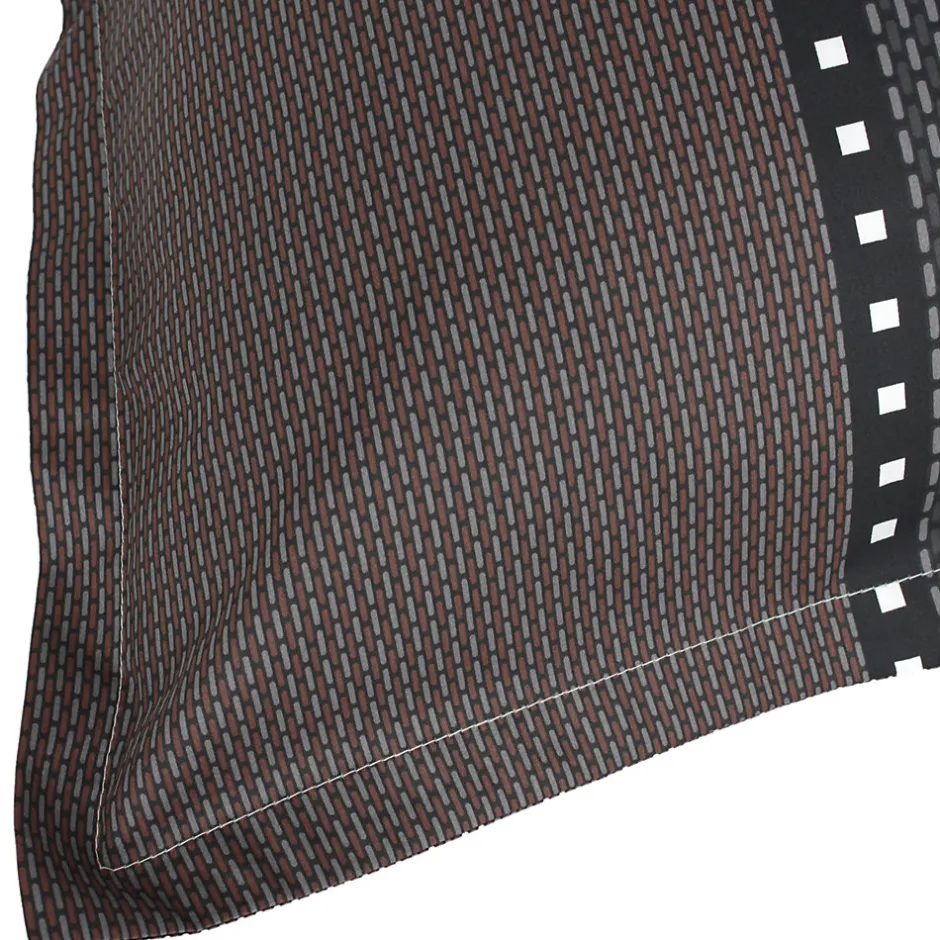 Linnea Parure de lit 240x220 cm 50x70 cm en satin de coton ENZO noir