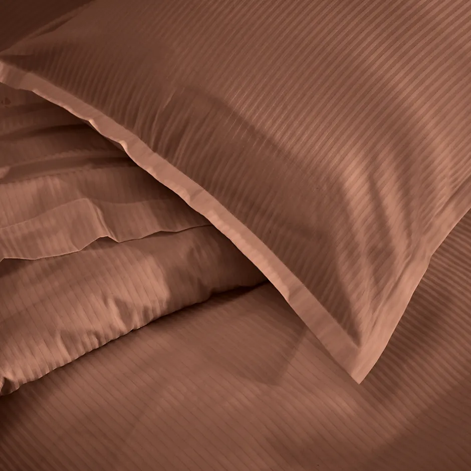 Linnea Parure de lit 140x200 cm 50x70 cm satin GRAND HÔTEL 2 pièces blanc