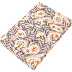 Linnea Parure de lit 200x200 cm 65x65 flanelle LILY gris orange 3 pièces Sale