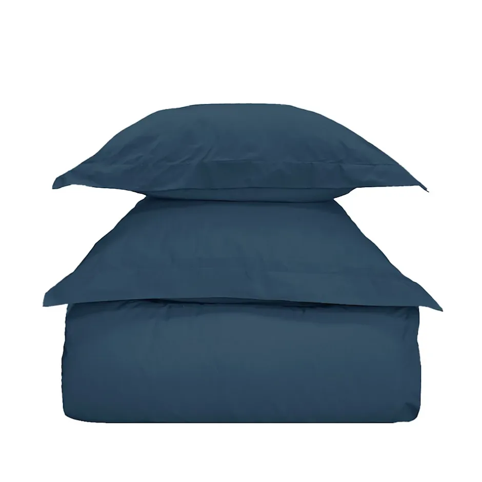 Sensei Maison Parure housse de couette 240x220 cm avec 2 taies 50x70 cm en coton Denim STUDIO Online