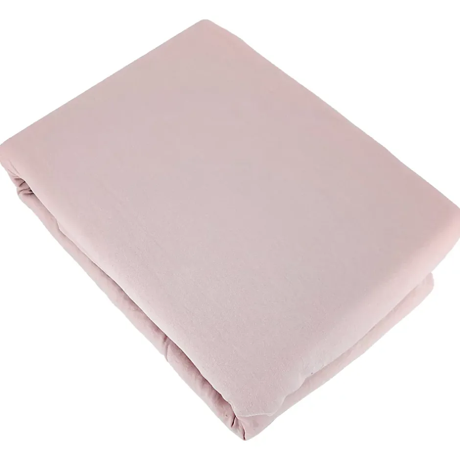 Linnea Parure 240x220 cm MILA polyester micro lavée rose poudré 3 pièces Discount