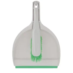 Pelle et balayette à poils doux blanc L.36 x l.23 x ep. New