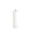 Bar plus Pied de lit cylindrique en hêtre blanc H. 20 x Ø6,8 cm New