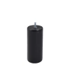 Bar plus Pied de lit cylindrique en hêtre noir H. 15 x Ø6,8 cm Clearance