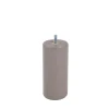 Bar plus Pied de lit cylindrique en hêtre taupe H. 15 x Ø6,8 cm