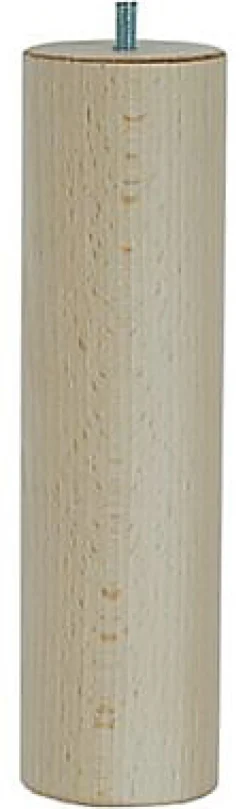 Bar plus Pied de lit cylindrique H. 250 mm x ø70 mm brut