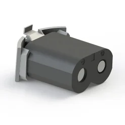 Bellecour Pied de lit cylindrique lumineux Gris Hauteur 16 cm (vendu à l'unité)