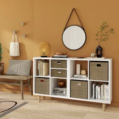 Bar plus Pied de lit fuseau H. 150 mm x ø58 mm verni