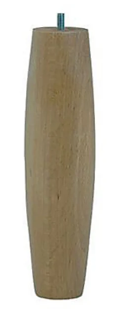 Bar plus Pied de lit olive H. 250 mm x Ø 68 mm verni