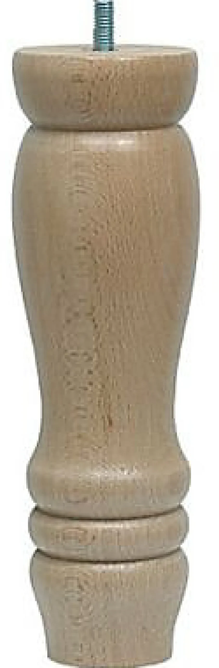 Bar plus Pied de lit Quercy H. 200 mm x Ø 58 mm verni