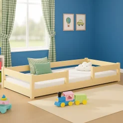 Kobi Plancher lit bas Lila 120x60 cm - bois naturel Montessori Sale