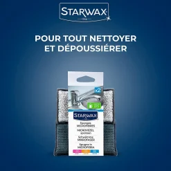 Starwax Éponge microfibres vendue par 2 Hot