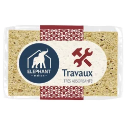 Elephant Éponge très absorbante pour travaux New