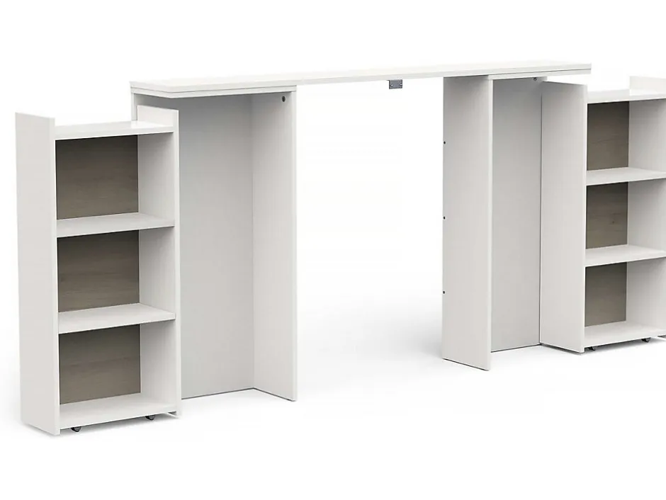 Habitat Et Jardin Pont de lit 6 niches " Clyde" Blanc