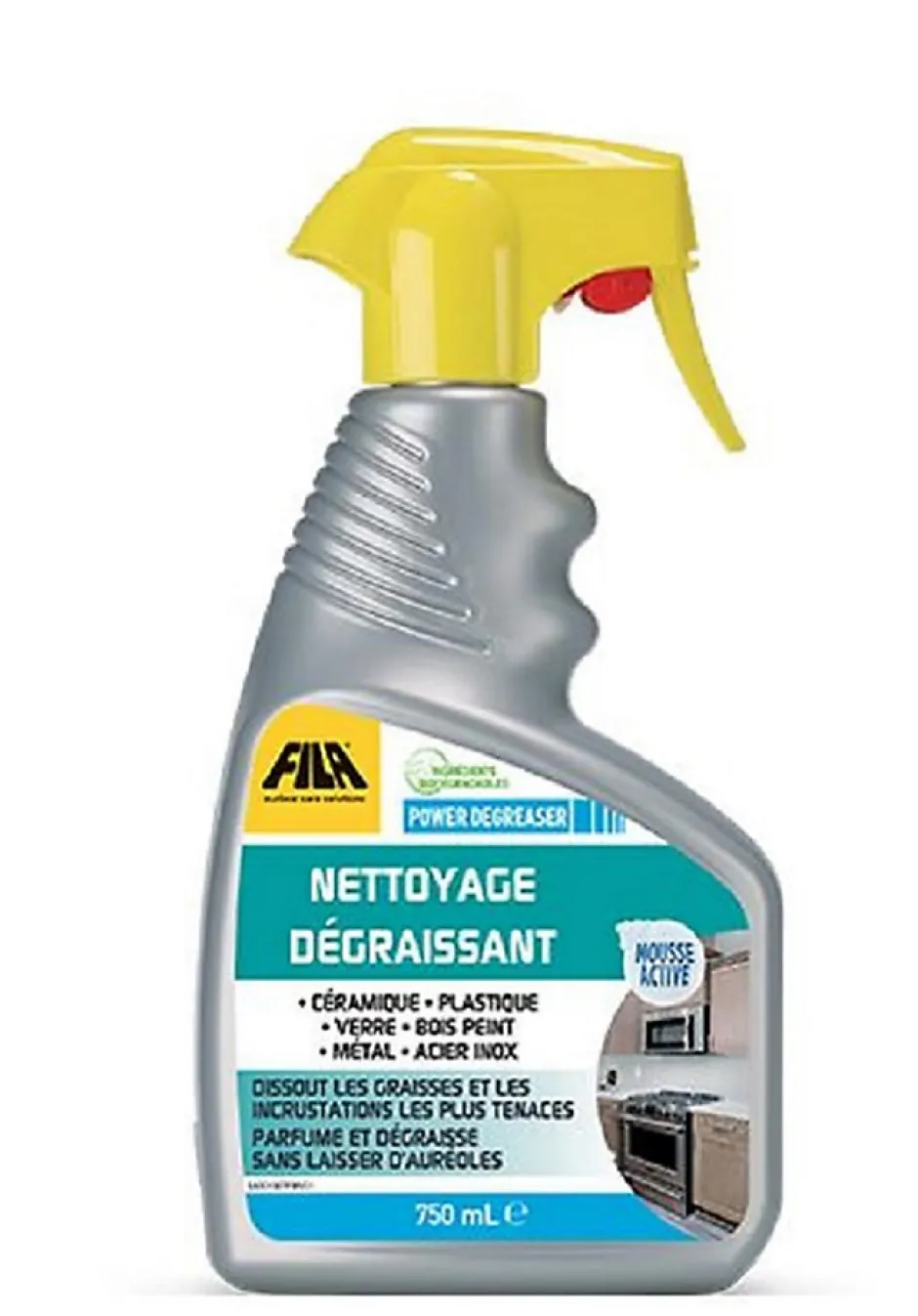 Fila Power Degreaser - Nettoyant dégraissant - Flacon de 750 ml