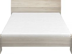 Demeyere PRICY Lit 140x190/200cm - Decor Chene shannon - L 145 x P 205 x H 79 cm