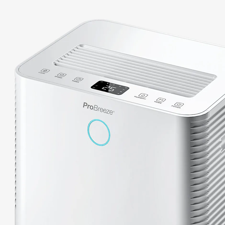 Pro Breeze Déshumidificateur 20ljour omnidry avec mode linge et contrôle via application intelligente pour pièce jusqu'à 35 m² New