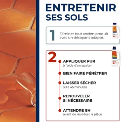 Starwax Protection anti-taches tomettes et terres cuites 1L Outlet