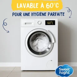 Sweetnight Protège matelas - Alèse Imperméable et Anti Acariens - Bouclette Éponge Coton- Silencieux et Respirant