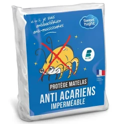 Sweetnight Protège matelas - Lit Articulé - Alèse Imperméable et Anti Acariens - Molleton 100% coton New