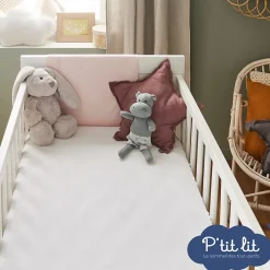 P’Tit Lit Protège Matelas Bébé Anti Acariens - Alèse Imperméable - Bouclette 100% coton - Silencieux et Absorbant - Oeko Tex Discount