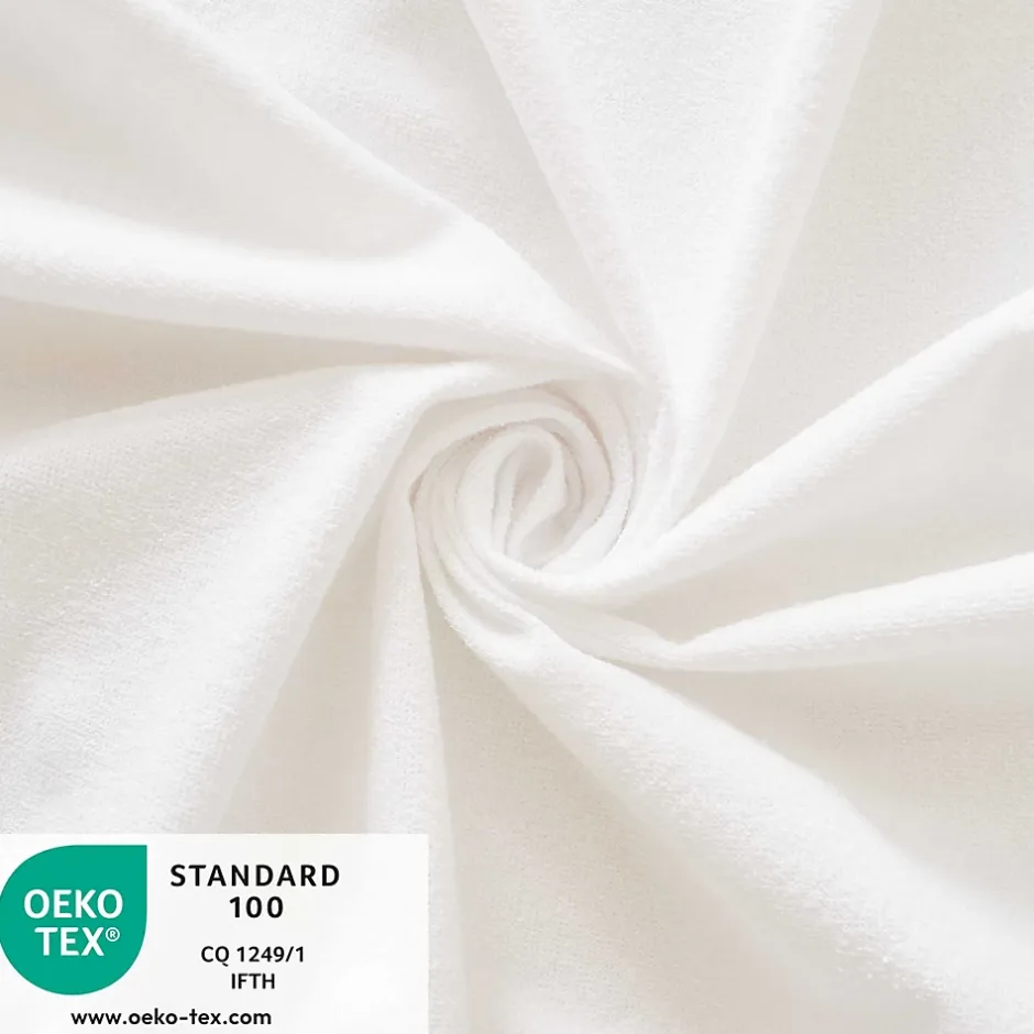 Babysom Protège Matelas Bébé Anti-acarien - Alèse imperméable Souple et Silencieuse - Bouclette 100% Coton : Doux et Absorbant - Oeko-Tex Outlet